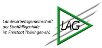 Logo Landesarbeitsgemeinschaft der Straffälligenhilfe im Freistaat Thüringen e. V.